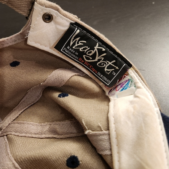 Vintage 90s Sports Specialties NBC Sports TV Peacock Logo Adjustable Hat - Picture 2 of 7